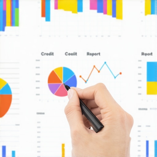 Finance expert reviewing detailed credit report and strategies