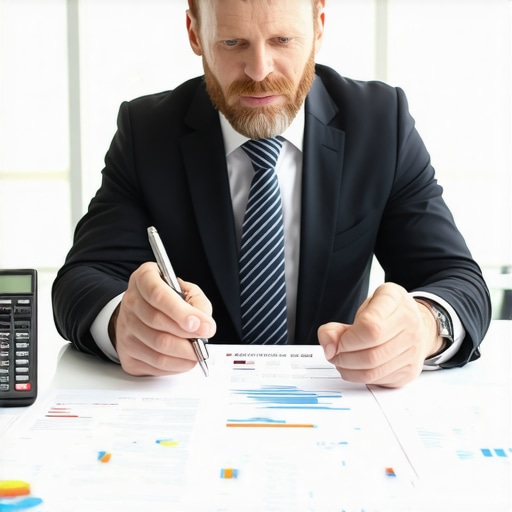 Financial advisor explaining credit improvement strategies to client