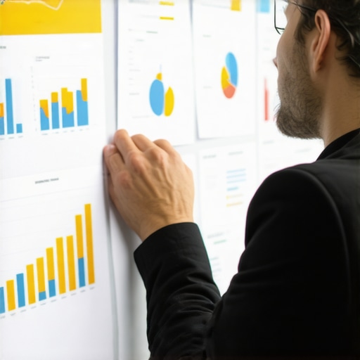 Person analyzing financial charts and graphs, representing advanced debt management and credit building insights.