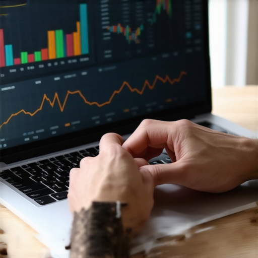 Person managing debt with digital financial tools on laptop