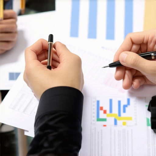 Financial advisor discussing credit improvement strategies with client