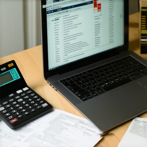 Person analyzing credit report on laptop to identify errors and plan debt repayment