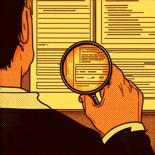 Reviewing Credit Reports for Zombie Debts Person analyzing credit report with magnifying glass