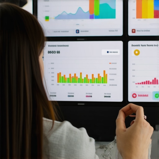 Monitoring Credit Scores Effectively Close-up of a person analyzing credit score graphs on a computer screen