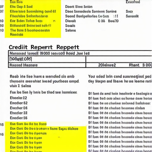 Visual of a credit report highlighting outdated inquiries to be removed.