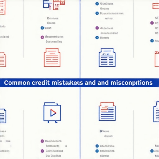 Infographic illustrating credit pitfalls and nuanced strategies for better credit management.