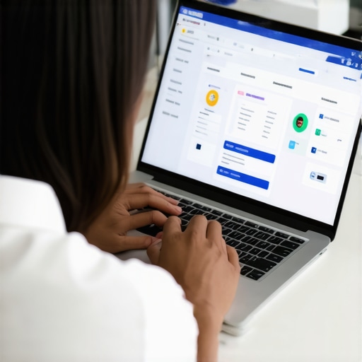 Person analyzing credit reports on laptop to maintain credit health.