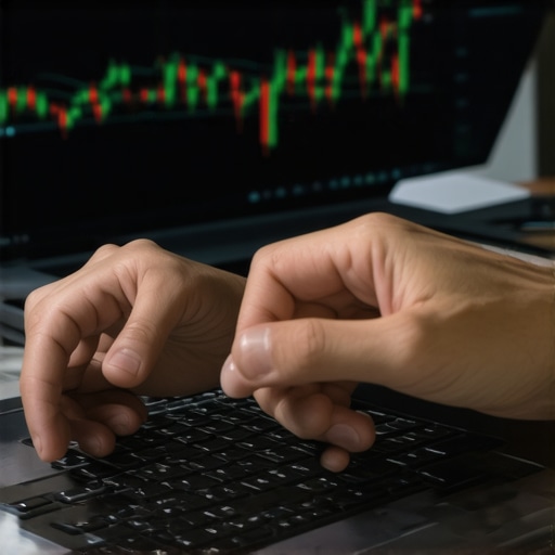 Strategic Credit Limit Increase Person checking credit limit increase on a laptop with financial charts