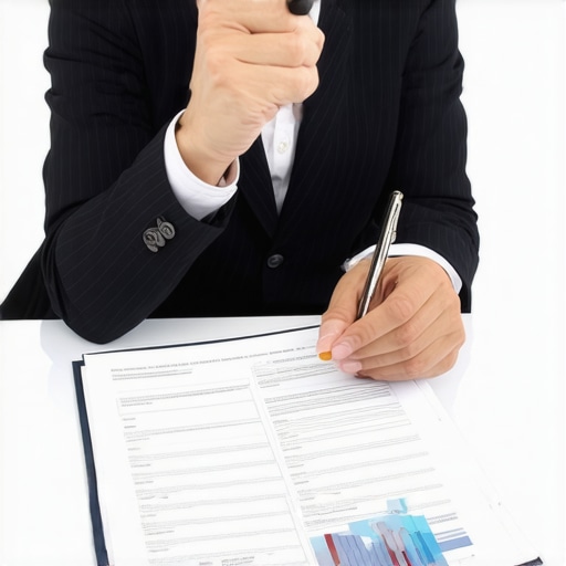 A professional individual confidently discussing credit terms with a banker, embodying the power shift in negotiations.