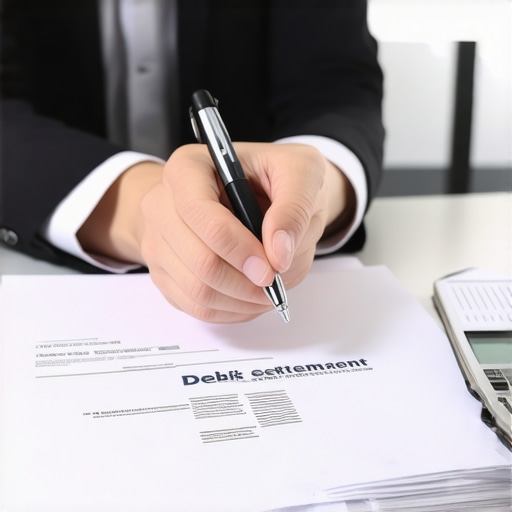 Person discussing credit card debt settlement with counselor