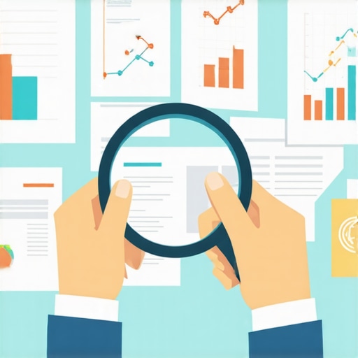 A person examining credit reports and financial data closely, representing in-depth credit analysis.