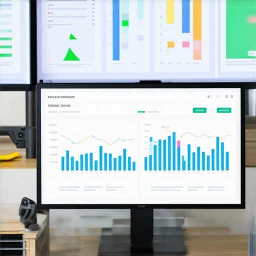 Digital Credit Monitoring Dashboard A person reviewing credit scores and reports on a computer screen