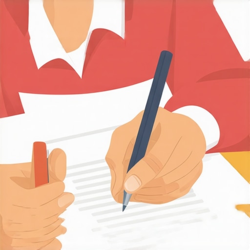 Person crafting a formal dispute letter to credit bureau