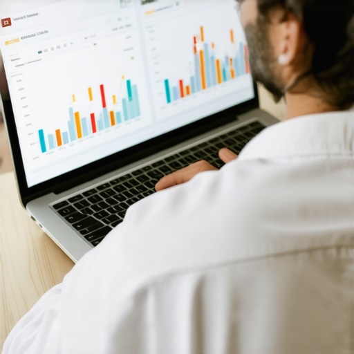 Effective Credit Monitoring Tools A person analyzing credit reports on a laptop with financial charts.