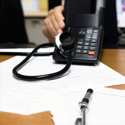 Person discussing medical debt negotiation over the phone