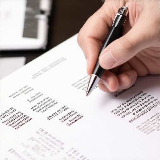 Person analyzing credit reports to identify suspicious activity