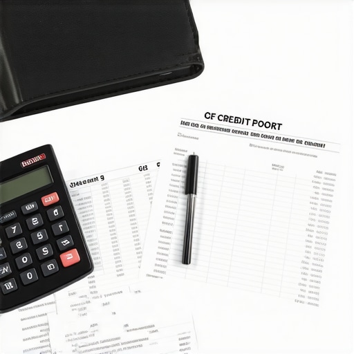 Individual analyzing credit reports and financial documents to manage debt better