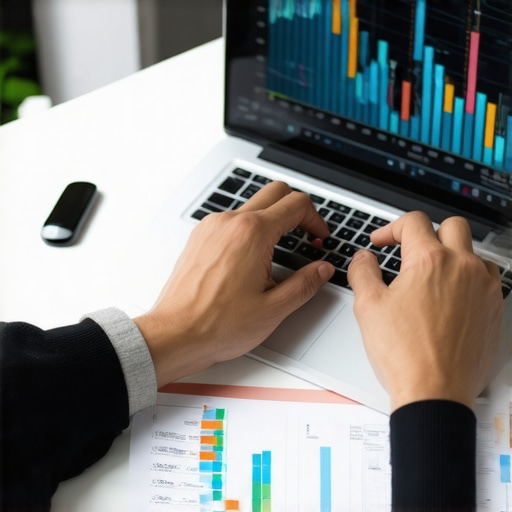 An individual reviewing credit scores and reports on a laptop for effective debt management.