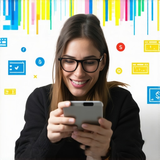 A person analyzing credit reports on a laptop and smartphone