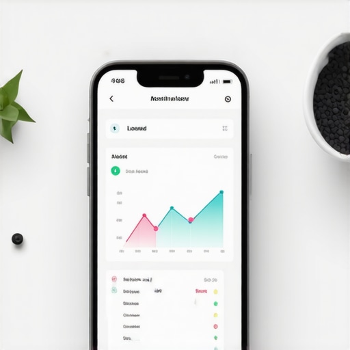 Smartphone screen with credit score and report data showing real-time updates, highlighting technology use in credit management.