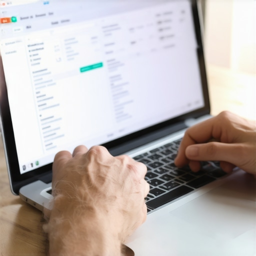 Person analyzing credit reports on a laptop screen, highlighting student loan management.