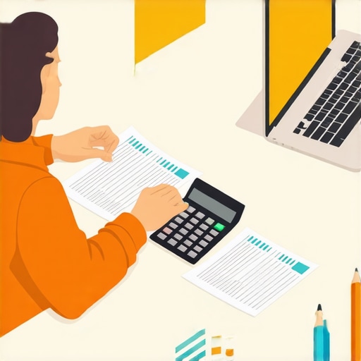 Person organizing financial documents and planning debt repayment strategies.