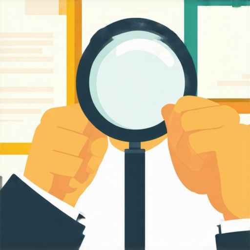 Person analyzing credit reports to identify fraud or inaccuracies.