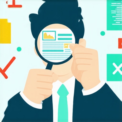 Unveiling Credit Myths Person reviewing credit reports with myth symbols