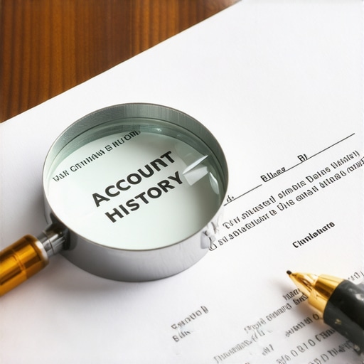 A magnifying glass focusing on the fine print of a credit report to represent advanced credit repair analysis.