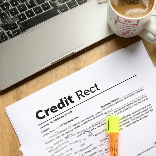 Analyzing Credit Report for Incorrect Addresses A person highlighting errors on a physical credit report to prepare for a dispute.