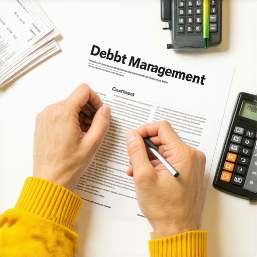 A detailed review of a debt management contract highlighting the nuances of consolidation.