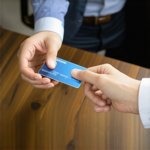 Authorized User Credit Strategy Hands sharing a credit card representing the authorized user credit building method.