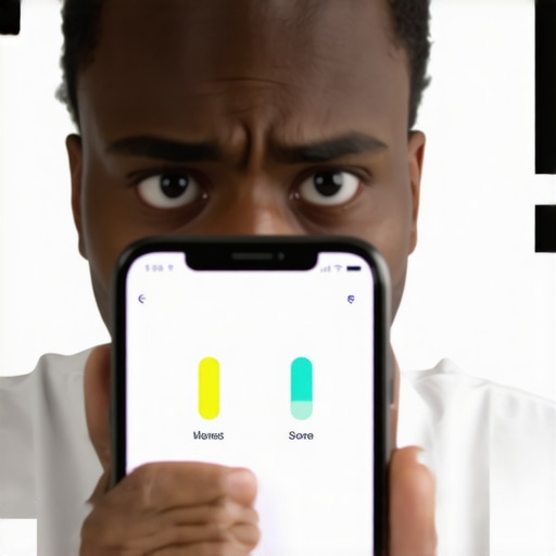 A split screen showing a high credit score on a mobile app versus a lower official lender score