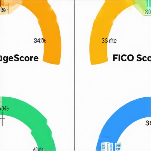 Visual showing the difference between popular credit score models