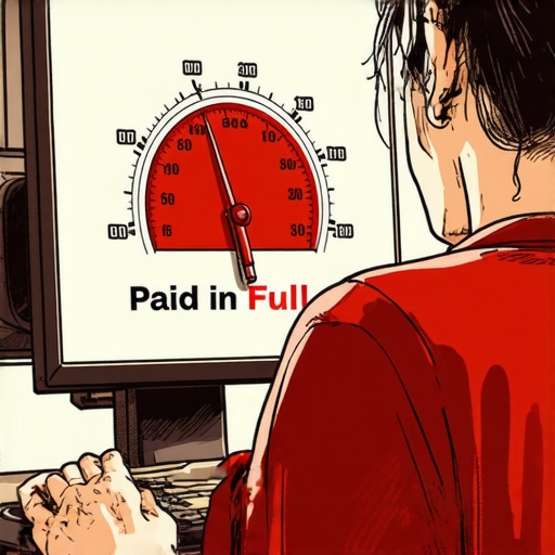 A visual representation of the counterintuitive credit score dip after paying off a collection account.
