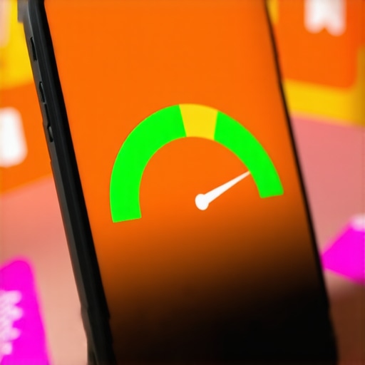 Digital credit score boost from monthly subscriptions Smartphone showing a credit score increasing due to linked subscription payments.