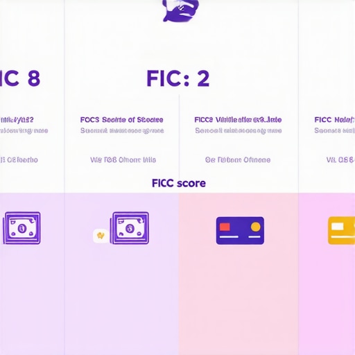 Comparison of how different FICO score models interpret utility and credit data.