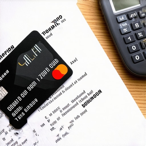 Leveraging Tax Refunds for Secured Credit Cards A secured credit card placed on top of tax papers to represent credit building strategies.