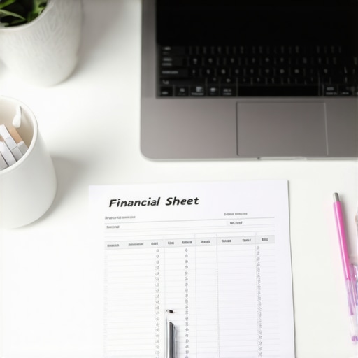 Managing Credit with a Simple Spreadsheet A person using a manual tracking method to manage credit and debt effectively.