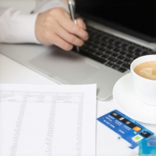 A person using a spreadsheet to track their debt repayment progress and credit score trends.