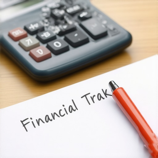 Manual financial tracking tools for credit maintenance