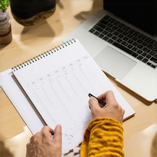Credit score maintenance using a spreadsheet and bill calendar