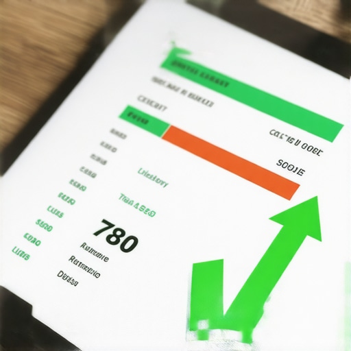 A high FICO score displayed on a tablet symbolizing successful credit building and management.