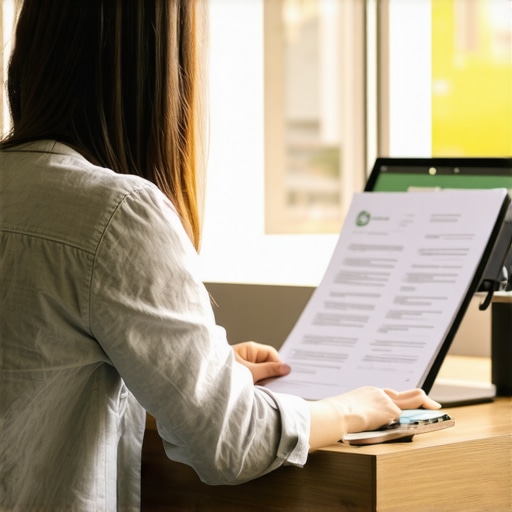 Organizing utility payment history documents for mortgage approval A desk with utility bills and mortgage documents laid out for financial verification
