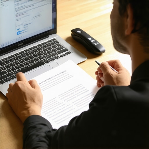 Proactive Debt Negotiation Strategy A person preparing to call a creditor to negotiate a debt settlement.