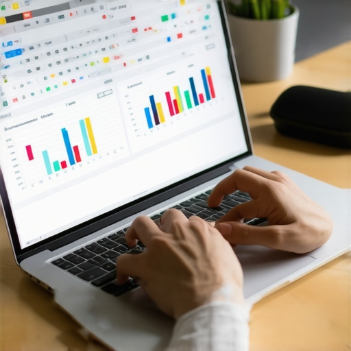 Professional Credit Maintenance Dashboard A spreadsheet showing credit score tracking and debt management progress.