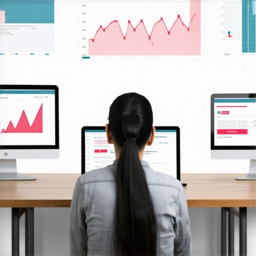Person managing finances on two laptops.