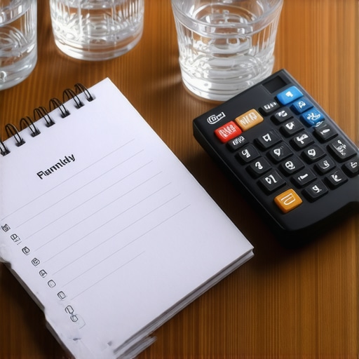 A person calculating monthly debt payments to improve debt-to-income ratio.