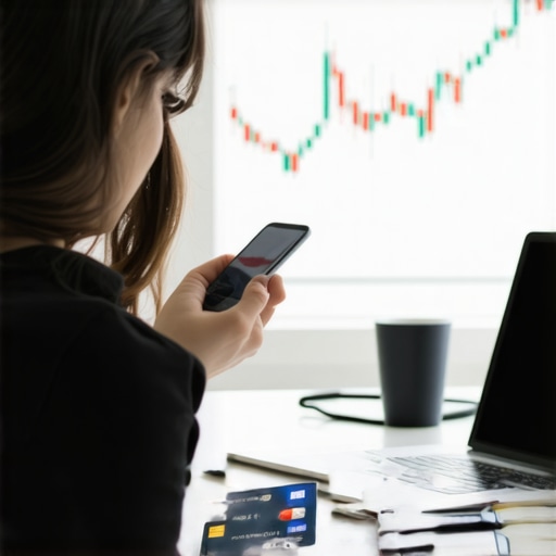 A person negotiating a lower interest rate over the phone.