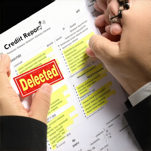 Successful Credit Inquiry Removal Evidence Paper credit report showing deleted hard inquiries from a successful dispute process